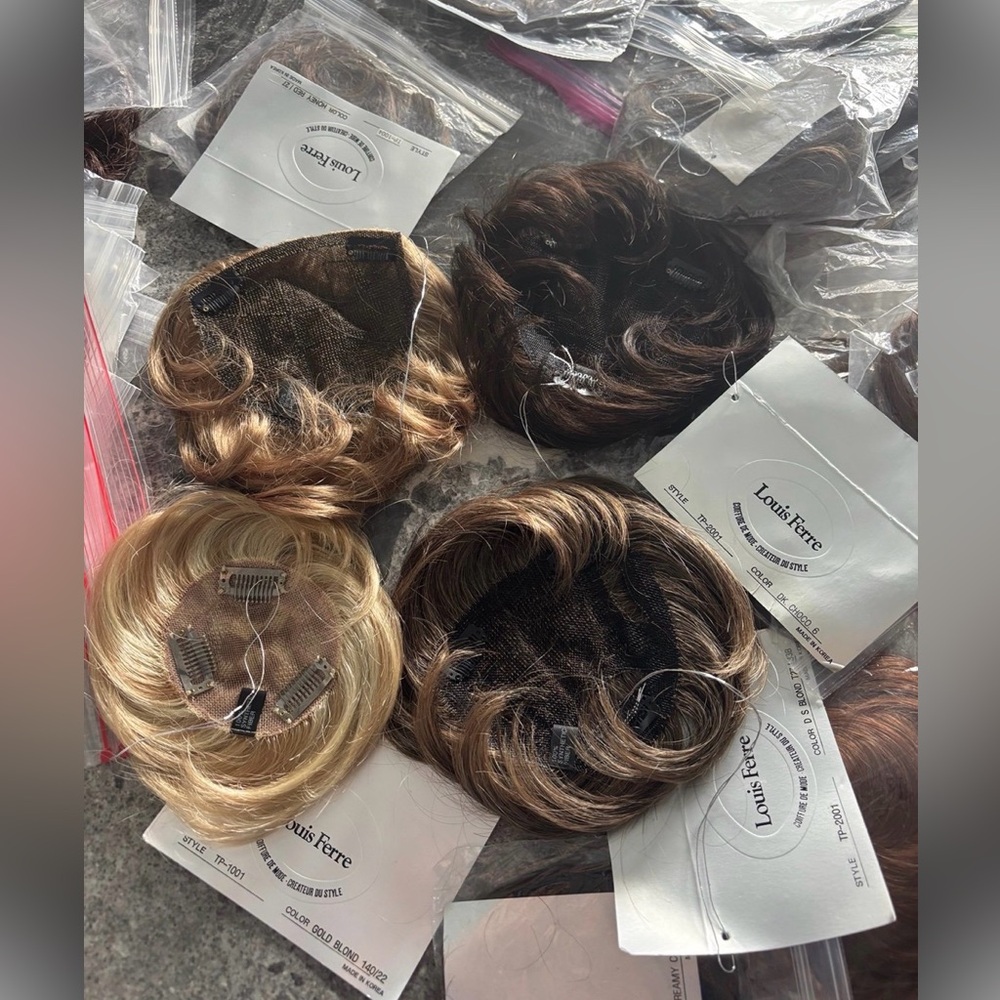 Women’s bundle of 40 Hair pieces topper wig /toppette/Bang- Hair extensions.
